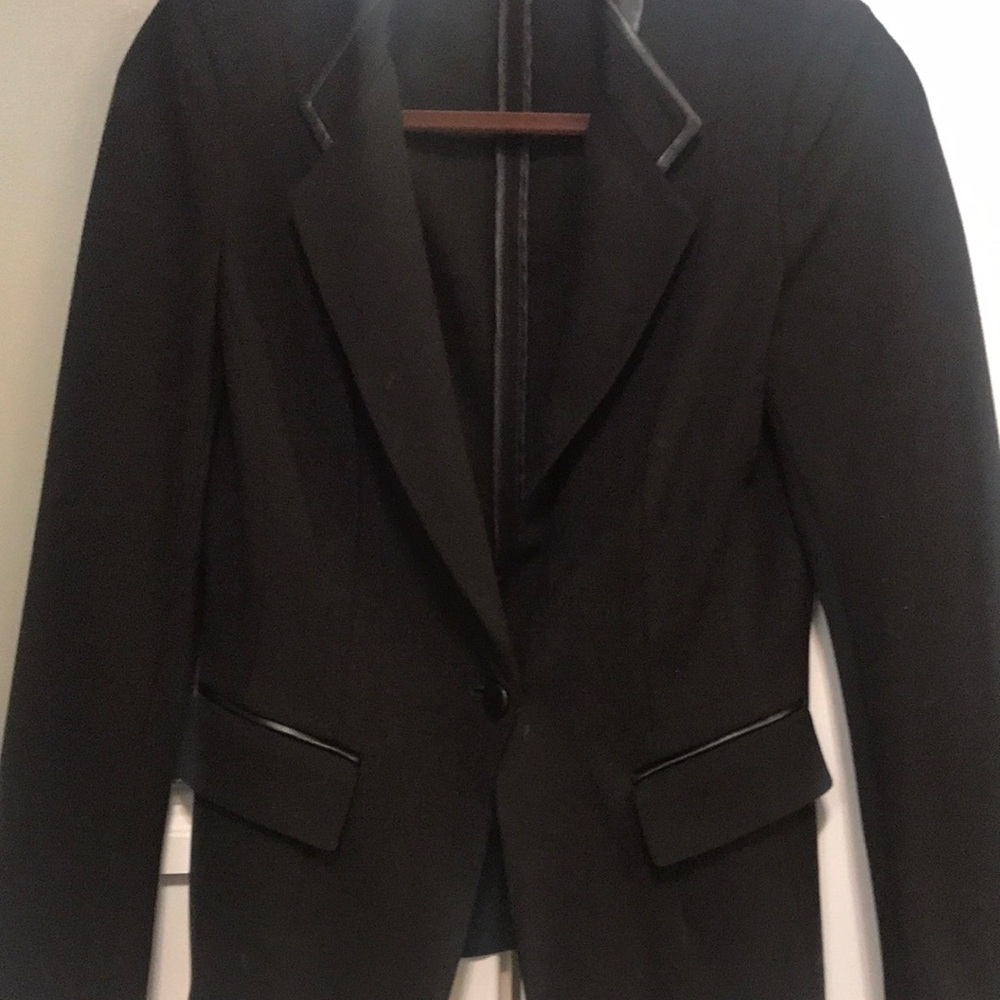 White House Black Market Blazer - Black